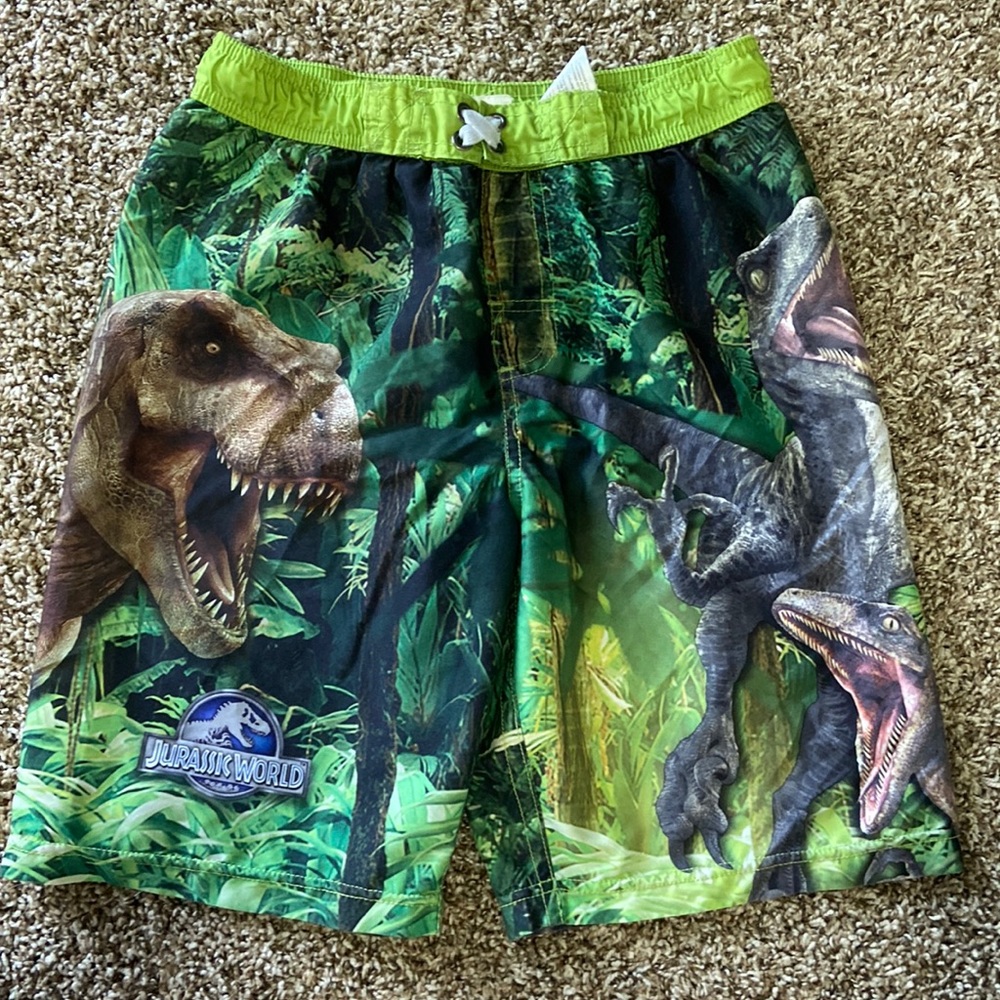 Boys Jurassic World swim trunks